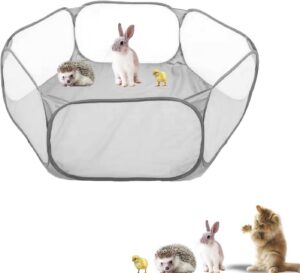 Small Animals Playpen, Portable Pop...
