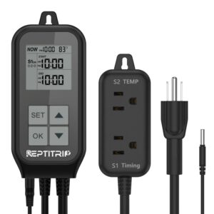 REPTITRIP Reptile Thermostat, Light...