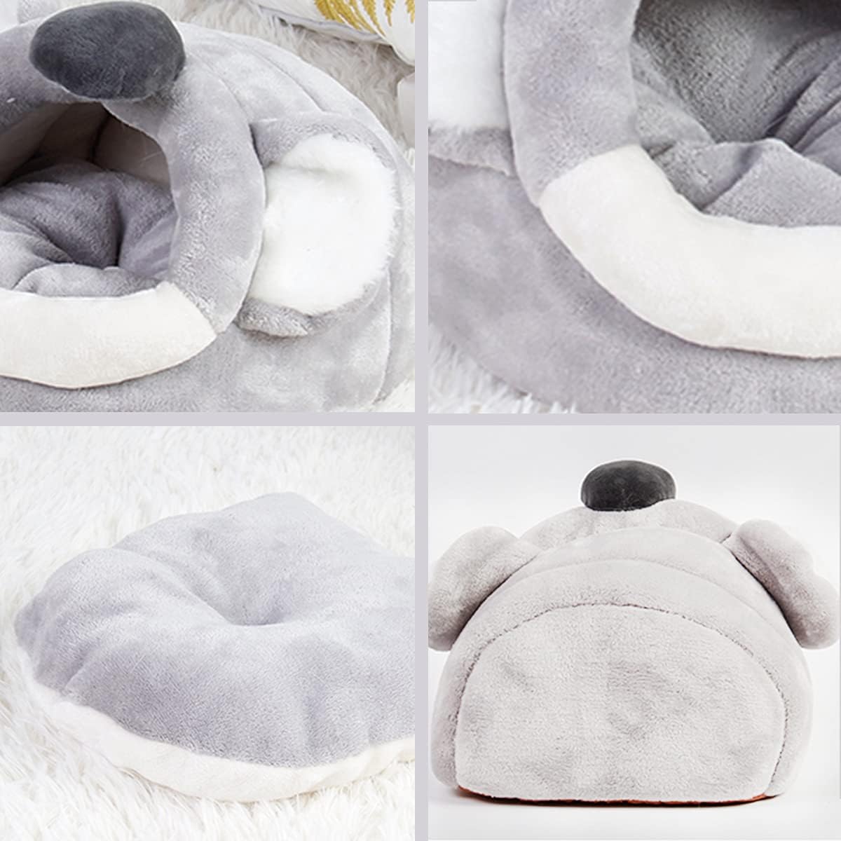 LEFTSTARER Guinea Pig Rat Bed and Hideout for Ferret Hedgehog Sleep and Hide, Hamster Small Pet Animals Supplies Toy Cage Accessories Nest - Image 4