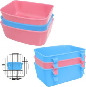 6 Pack Feeder (Blue, Pink), Hanging...