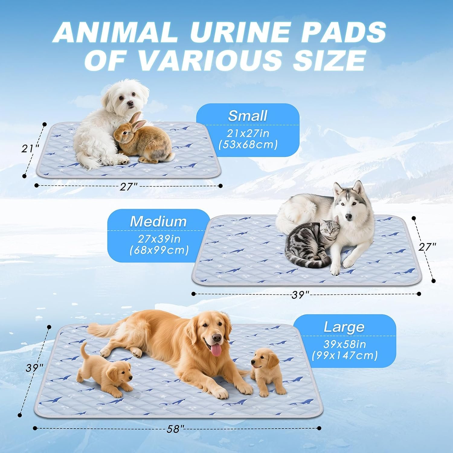 Cooling Mat for Dogs, Cooling Mat for Cats, Breathable Gel-Free, 21 x 27 In | Cooling Fabric, No Electricity or Freezing, Non-Slip Base, Washable and Foldable for Crates, Car Seats, Pet Beds and Travel - Image 7