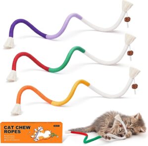 Potaroma Cat Toys Chew Ropes 3Pcs w...