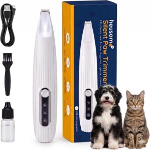Silent Pet Paw Trimmer | Cordless S...