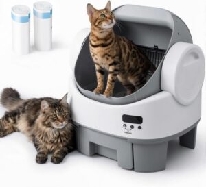 WARCAT Self-Cleaning Cat Litter Box...