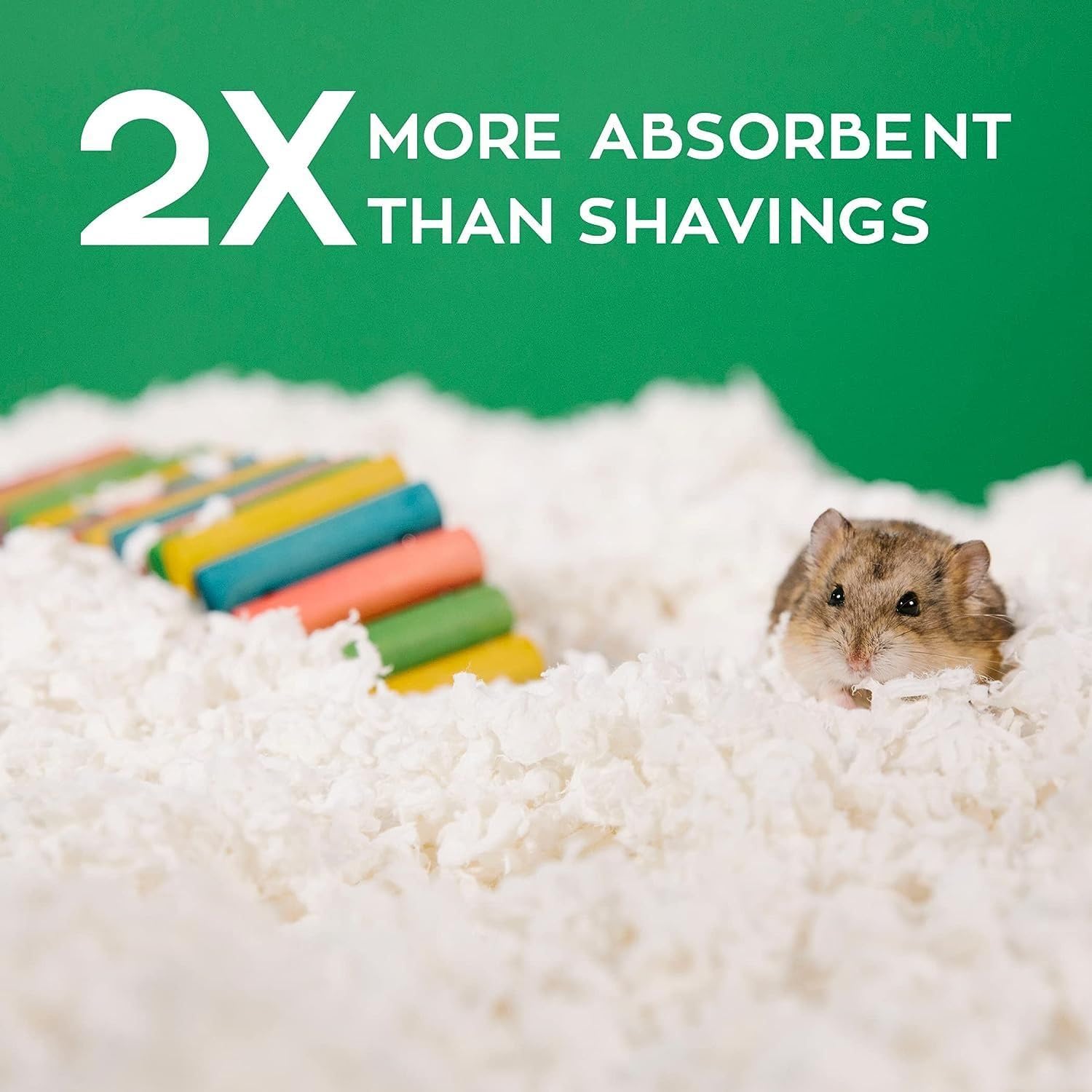 Carefresh White Natural Paper Small Pet Bedding, Odor Control 50L | 2X more absorbent, 99% dust free, odor control, Biodegradable and compostable, For hamsters, rabbits and guinea pigs - Image 6