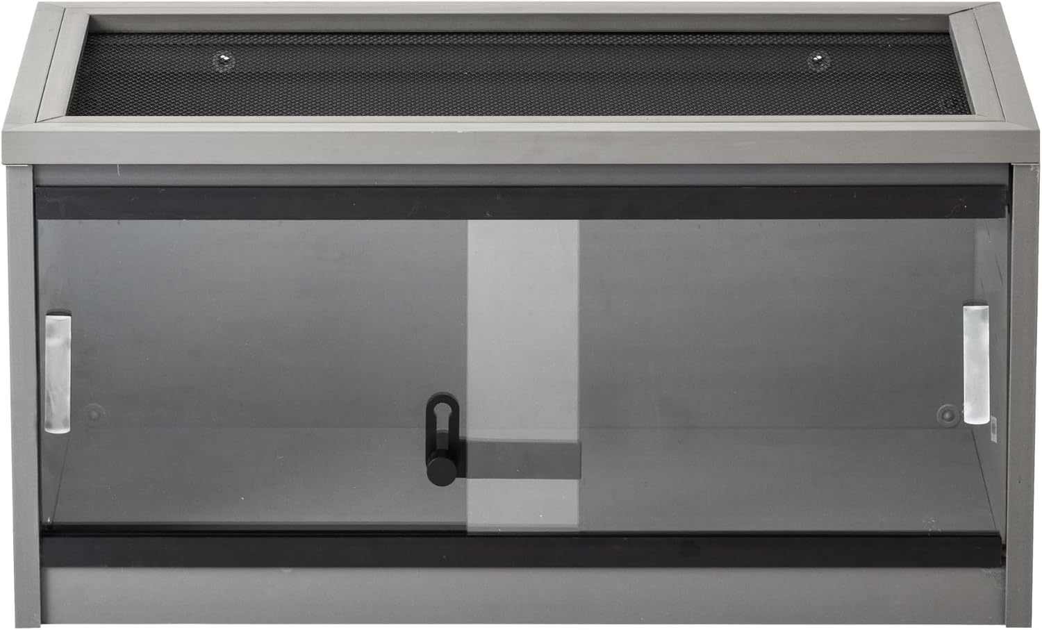 New Age Pet ECOFLEX Small 24" Reptile Habitat Enclosure, Glass Front Terrarium for Snakes, Lizards & Tortoises, in Maple or Grey, Easy to Clean, Front Access Design - Image 2