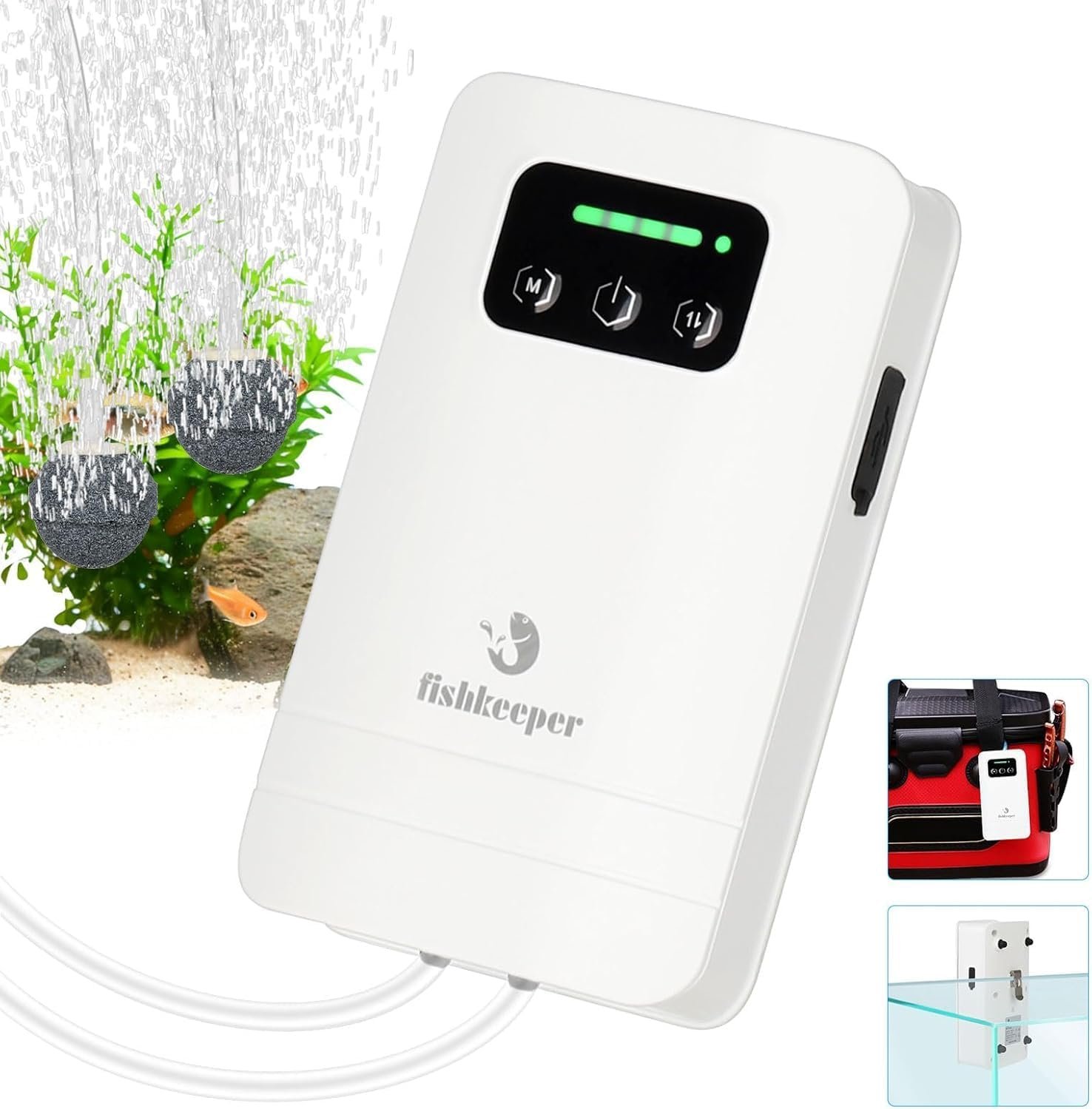 fishkeeper Battery Powered Aquarium...
