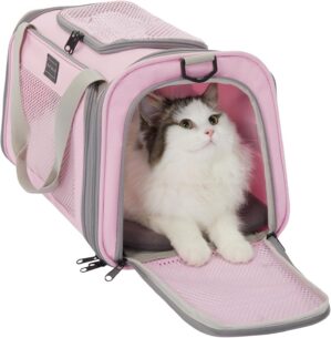 Petsfit Cat Carrier, 17.5×10.5×10...