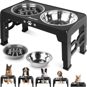Jovrun Elevated Dog Bowls for Mediu...