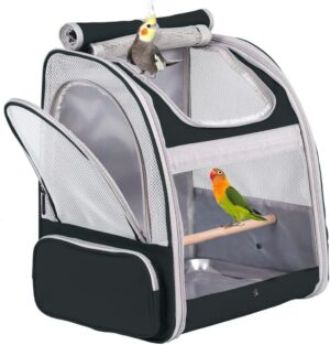 Bird Backpack Carrier with Stand Pe...