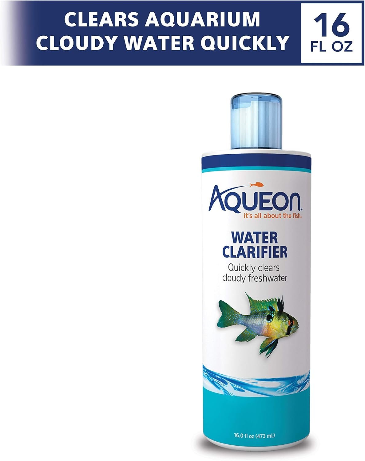 Aqueon Freshwater Aquarium Water Clarifier, Clears Cloudy Fish Tank Water, Safe to Use with Fish and Plants - 8 Ounces - Image 2