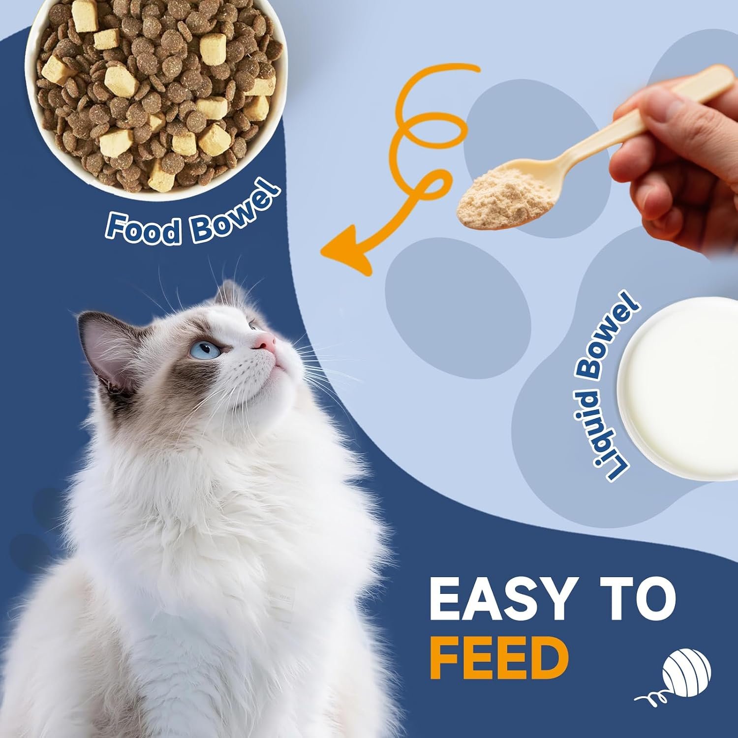 L-Lysine for Cats, Support Immune System, Respiratory, Eye Health | Ease Sneezing, Runny Nose, Watery Eyes Support, with Taurine, Herbal Blend, Vitamins, for All Cats, Chicken Flavor, 120g - Image 8