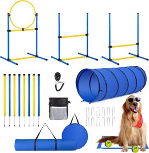 Dog Agility Course Backyard Set，D...