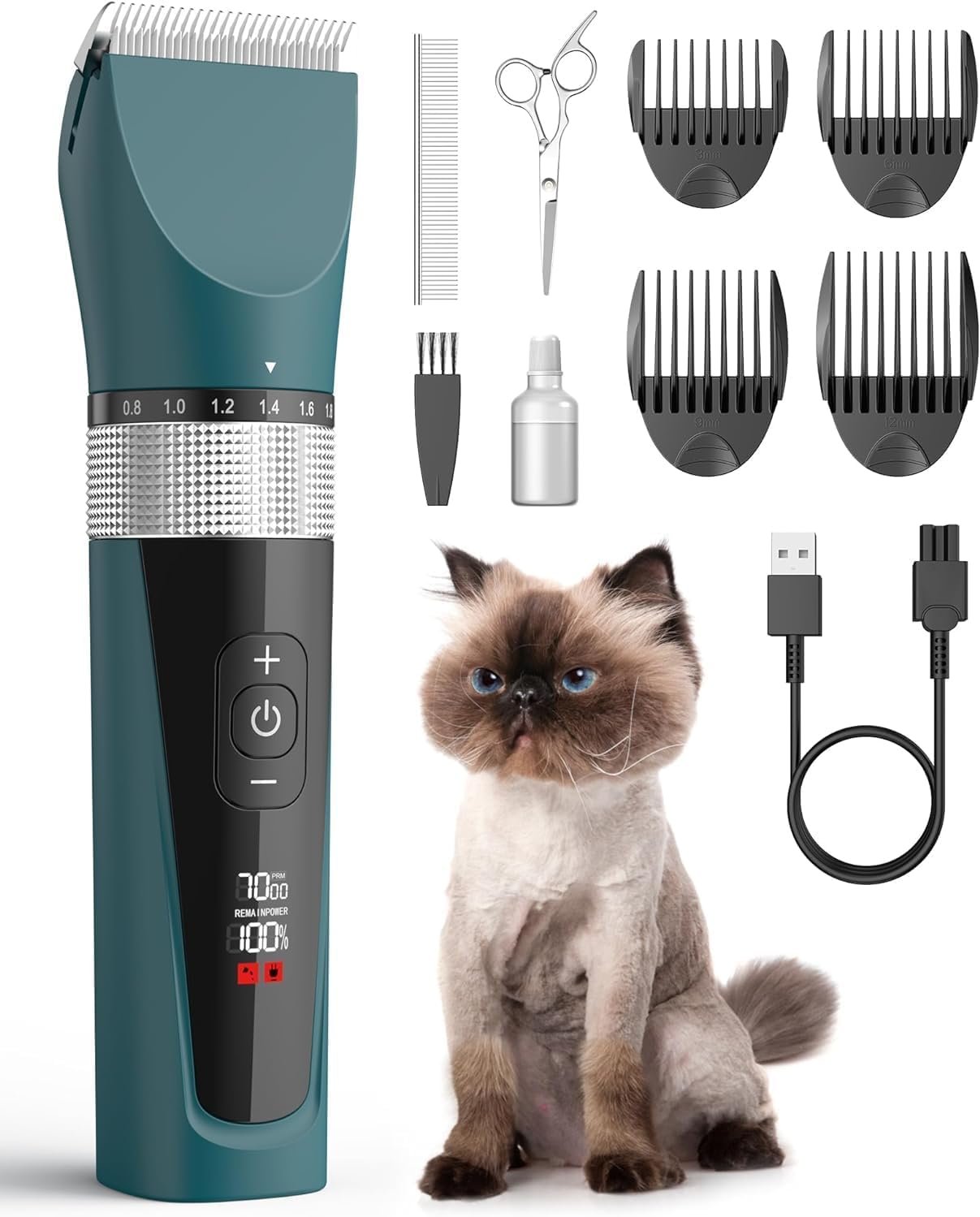 oneisall Cat Clippers for Matted Ha...