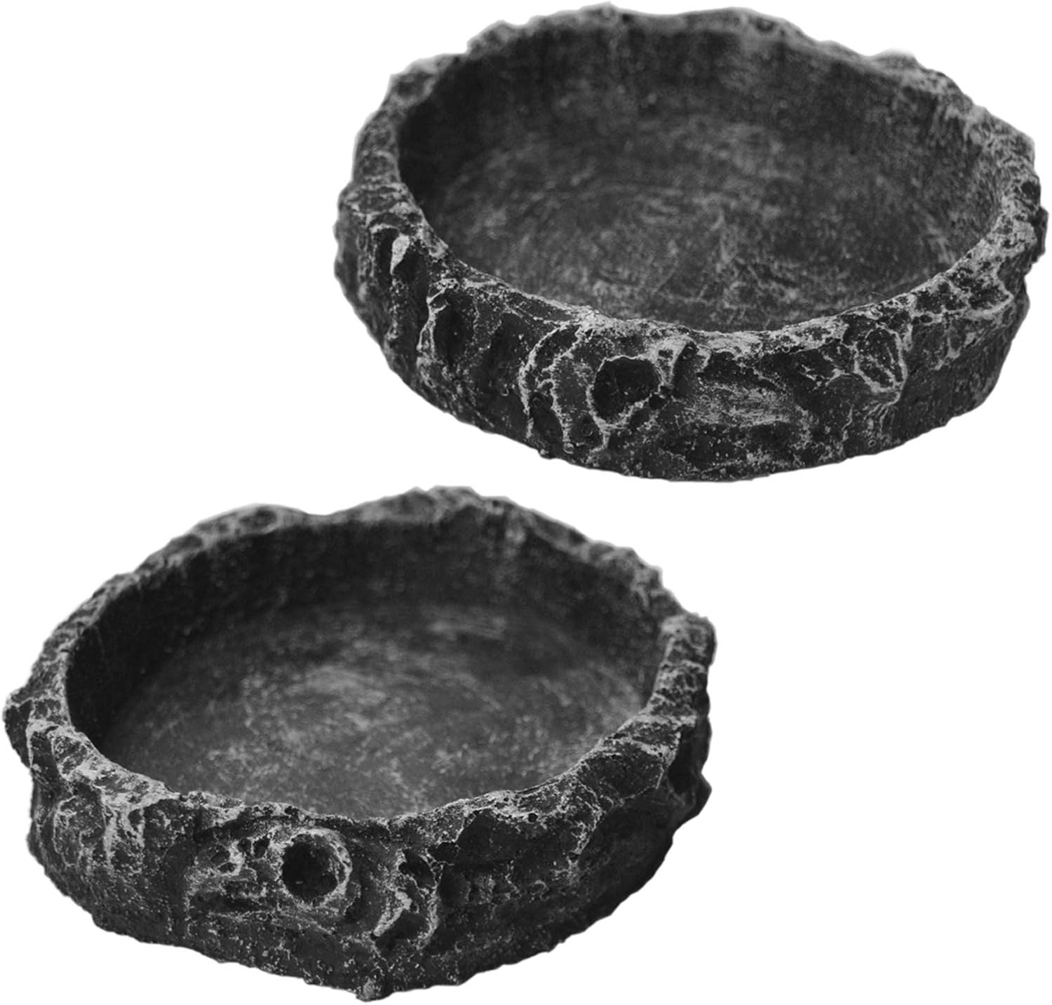 2Pcs Reptile Water Bowl, Feeding Di...