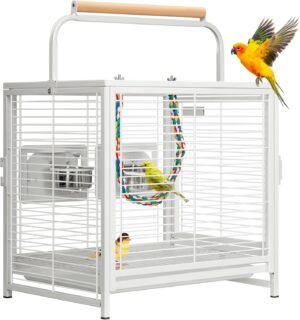 VIVOHOME 19 Inch Wrought Iron Trave...