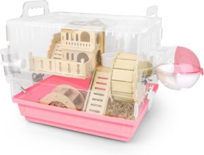 Cycodo 8 in 1 Acrylic Hamster Cage,...