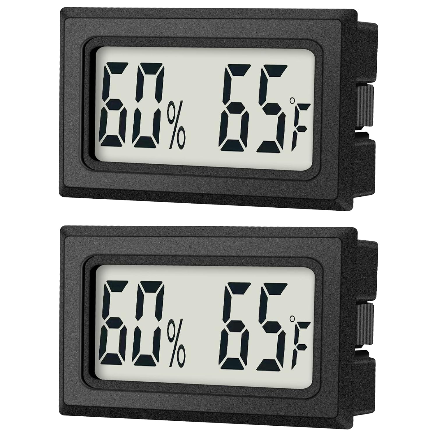 Mini Digital Thermometer 2-Pack Hygrometer Indoor Humidity Monitor Temperature Humidity Gauge Meter with Fahrenheit (℉) for Greenhouse, Garden, Cellar, Closet Etc by DWEPTU - Image 7