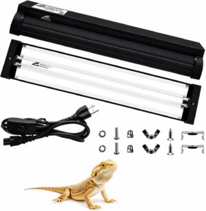 T5 10.0 UVB Reptile Light Fixture C...