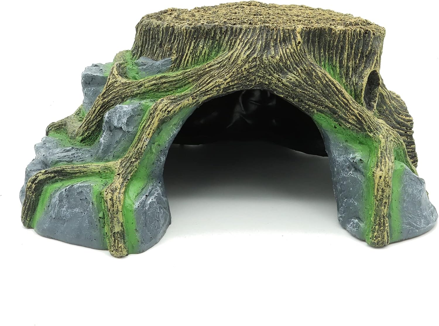JIHAQUA Resin Large Turtle Tank Accessories Reptile Hideouts Cave Habitat Decor for Gecko Leopard Lizards Toad - Image 3