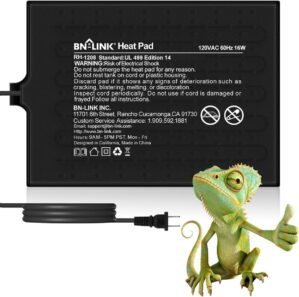 BN-LINK Reptile Heat Pad 8″X1...