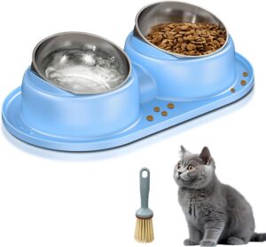 Cat Bowls 2 Stainless Steel Bowl fo...