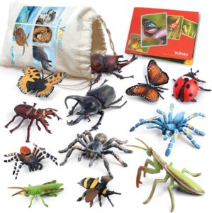Bug Toys Figurines VOLNAU 12PCS Ins...