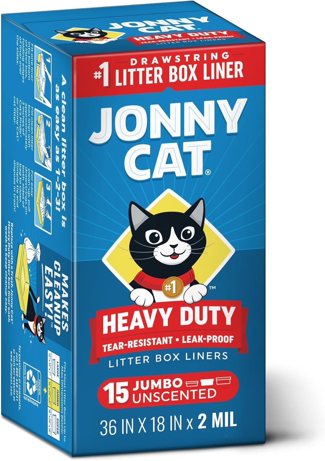 Jonny Cat Litter Box Liners: Heavy ...