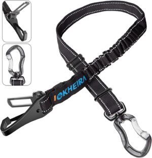 IOKHEIRA Dog Seatbelt, Updated Adju...
