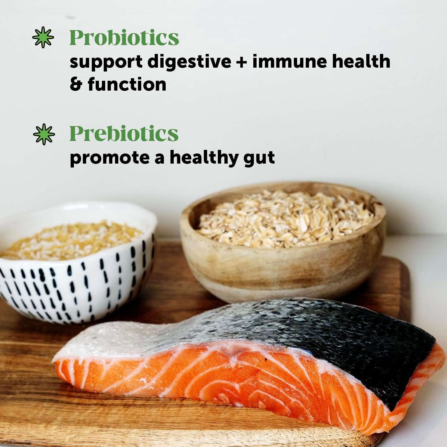 Cat Probiotics Crunchy Creamy Chews for Digestive Health - Cat Constipation + Occasional Diarrhea Relief - Daily Probiotics for Cats with Prebiotics Fiber Gut Flora Sensitive Stomach (30-Day Supply) - Image 3