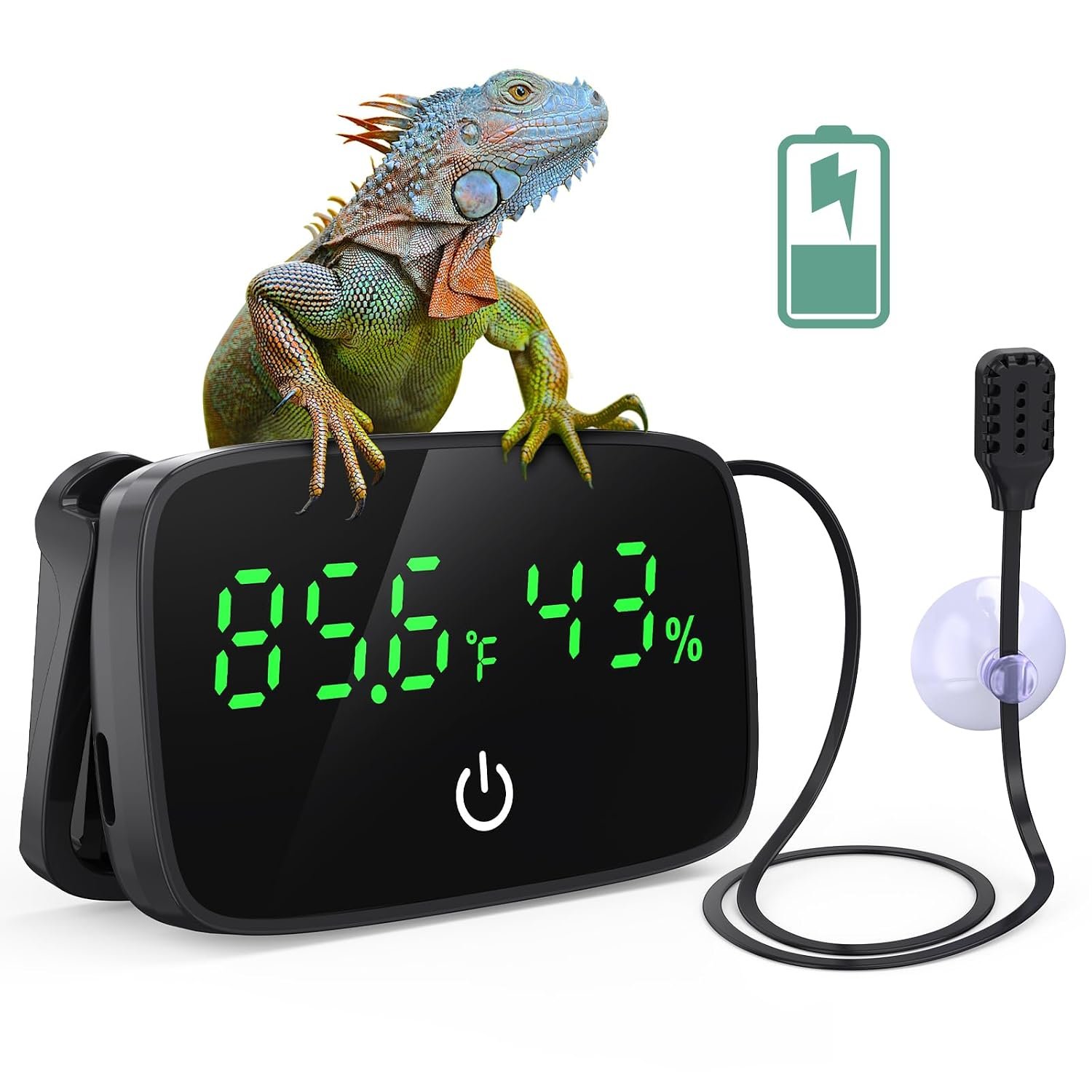 PAIZOO LED Digital Reptile Thermome...