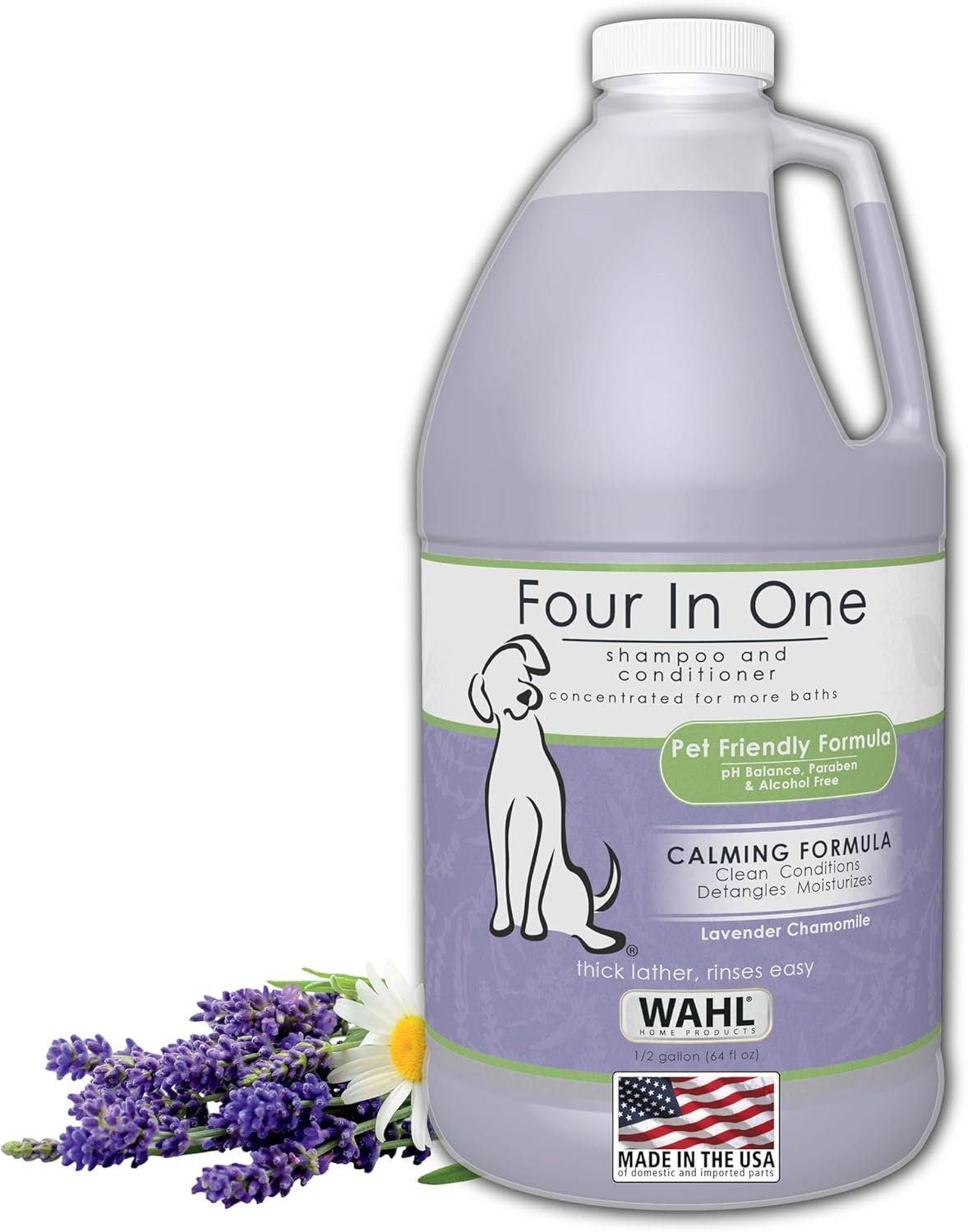 Wahl USA 4-in-1 Calming Pet Shampoo...