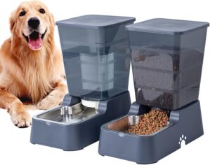 Meikuler Pets Auto Feeder 5.2L,Food...