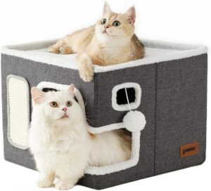 ZOMISIA Cat Beds for Indoor Cats &#...