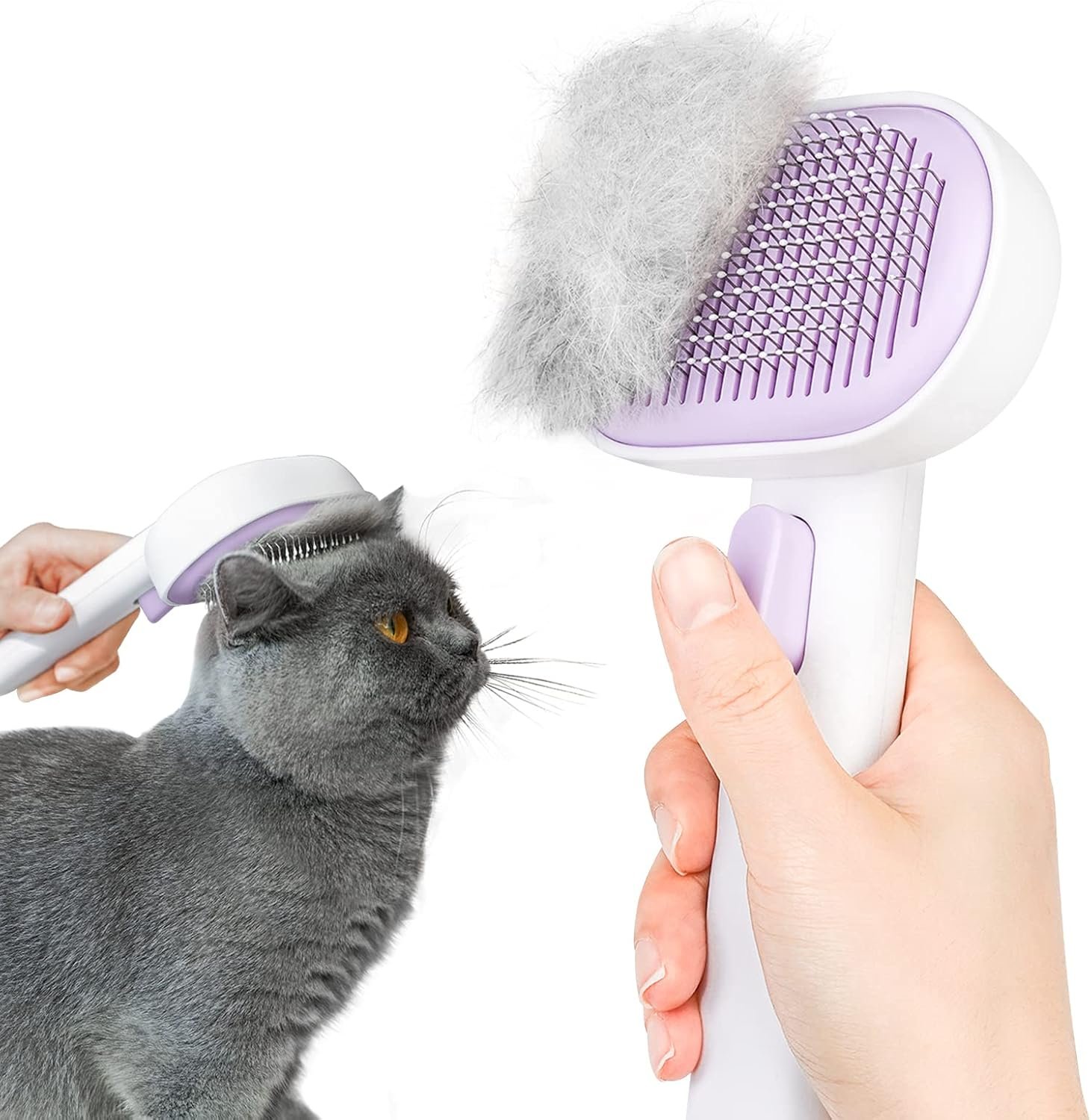 aumuca Cat and Dog Grooming Brush f...