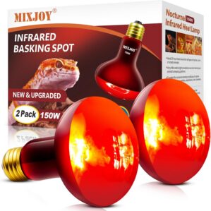 MIXJOY 150W Infrared Heat Lamp Bulb...