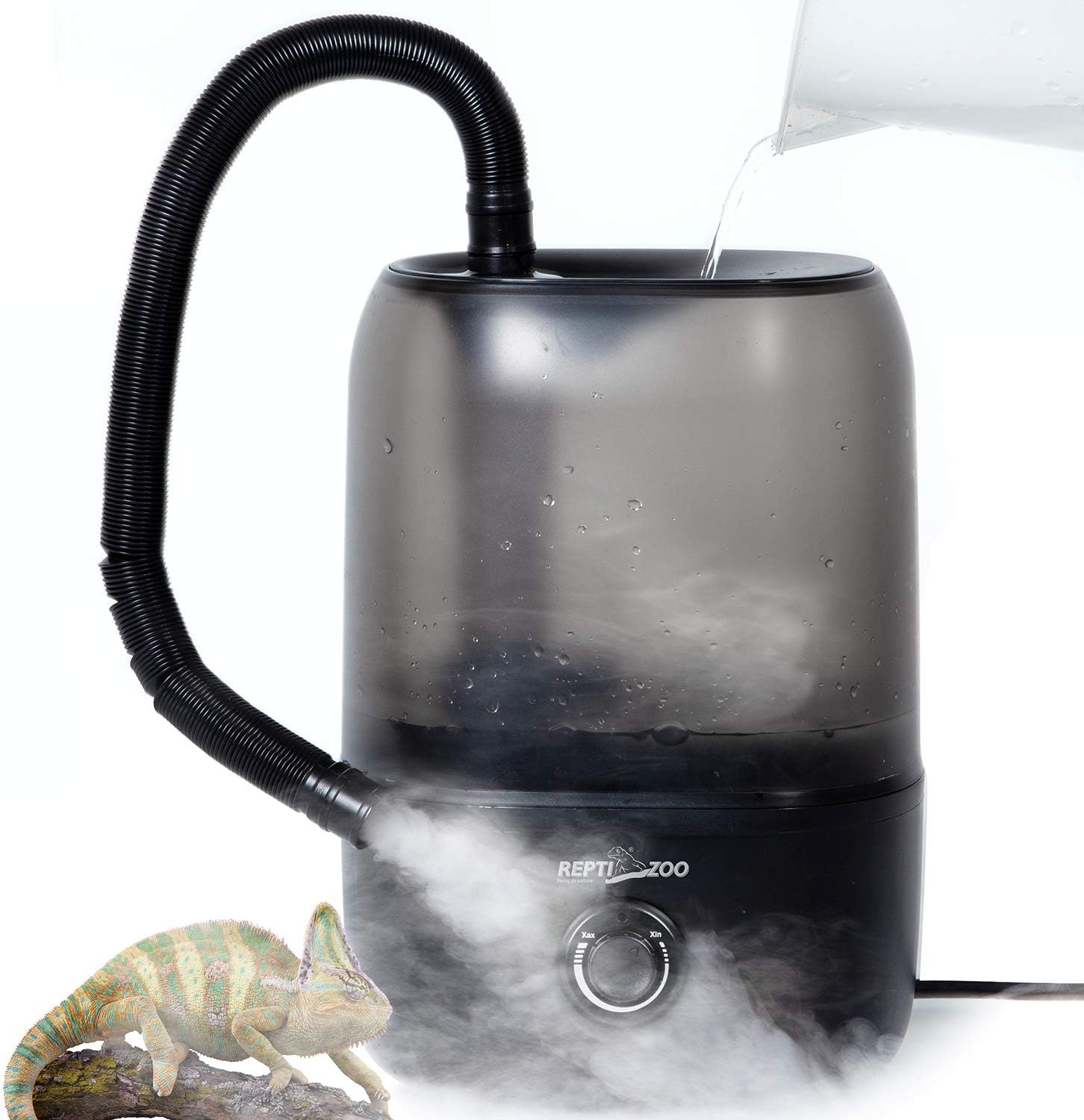 Repti Zoo 4L Reptile Humidifier, Large Reptile Mister Tank Fogger for Terrarium Vivarium - Image 2