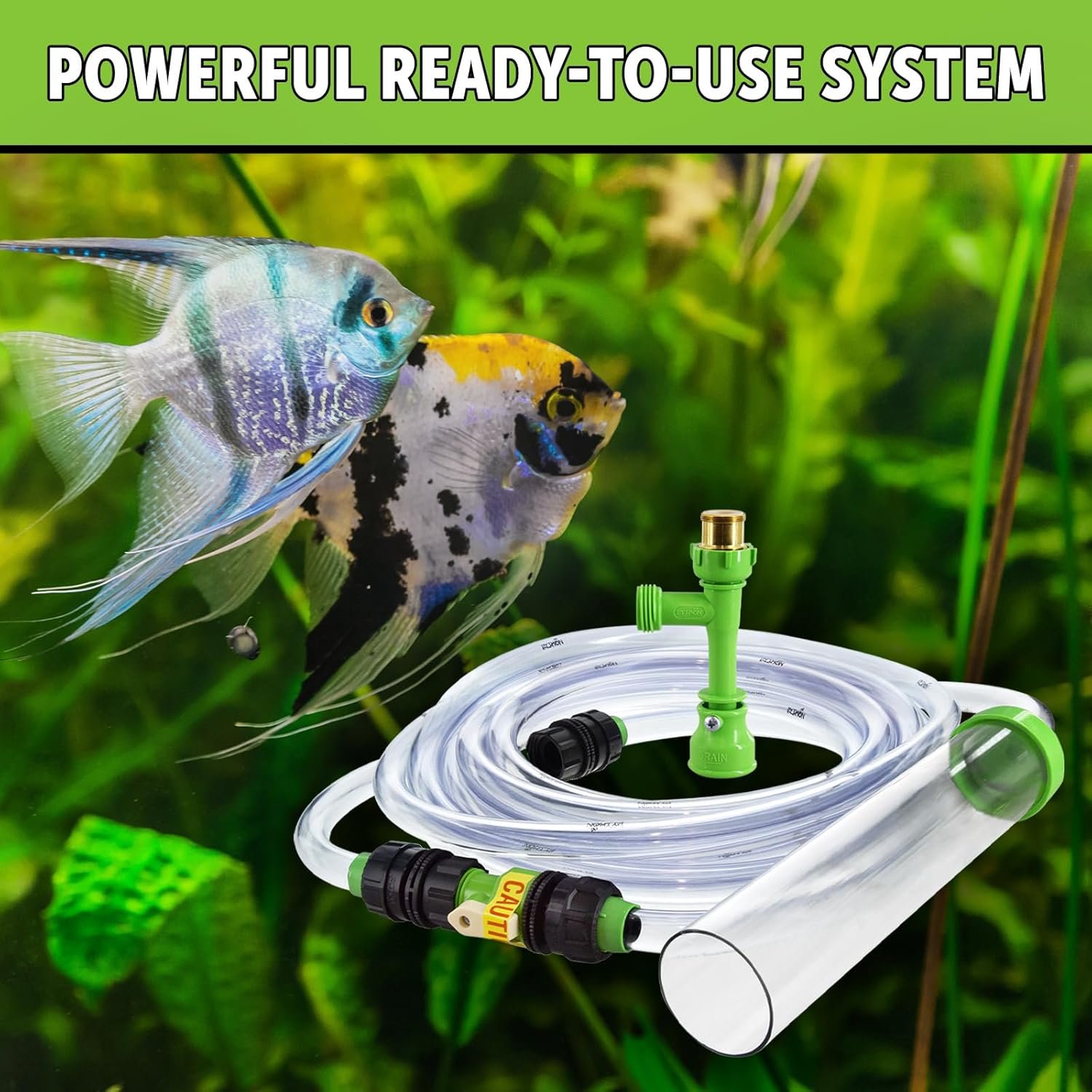 Python No Spill Clean and Fill Aquarium Maintenance System, Gravel Cleaner and Water Changer, 50 Foot | Gravel Cleaner and Water Changer - Image 2