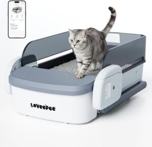 Self Cleaning Litter Box,Fully Open...