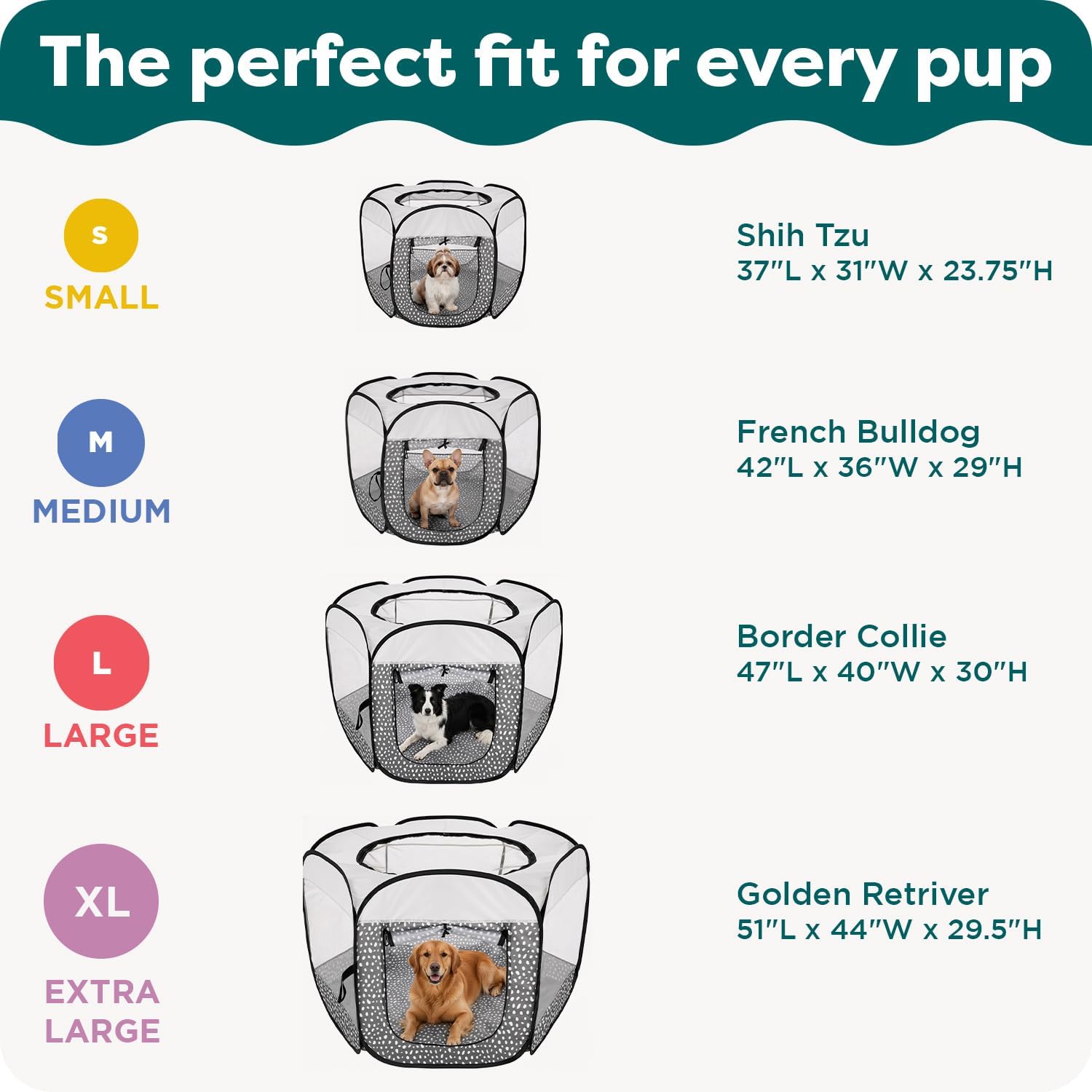 FurHaven Soft-Sided Dog & Cat Playpen, Portable Foldable Indoor & Outdoor Pet Playpen with Mesh Windows & Zippered Door, Sailor Blue, Extra Large - Image 6