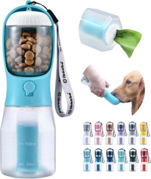Cibaabo Dog Water Bottle with Food ...