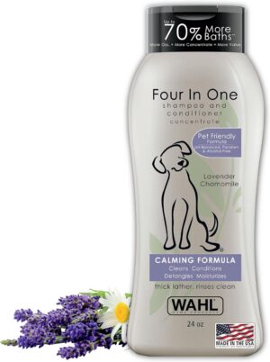 Wahl USA 4-in-1 Calming Dog Shampoo...