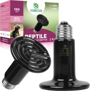 150W Ceramic Heat Emitter (2 Pack),...