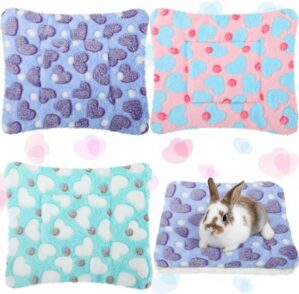 Jetec 3 Pcs Bunny Guinea Pig Beds S...
