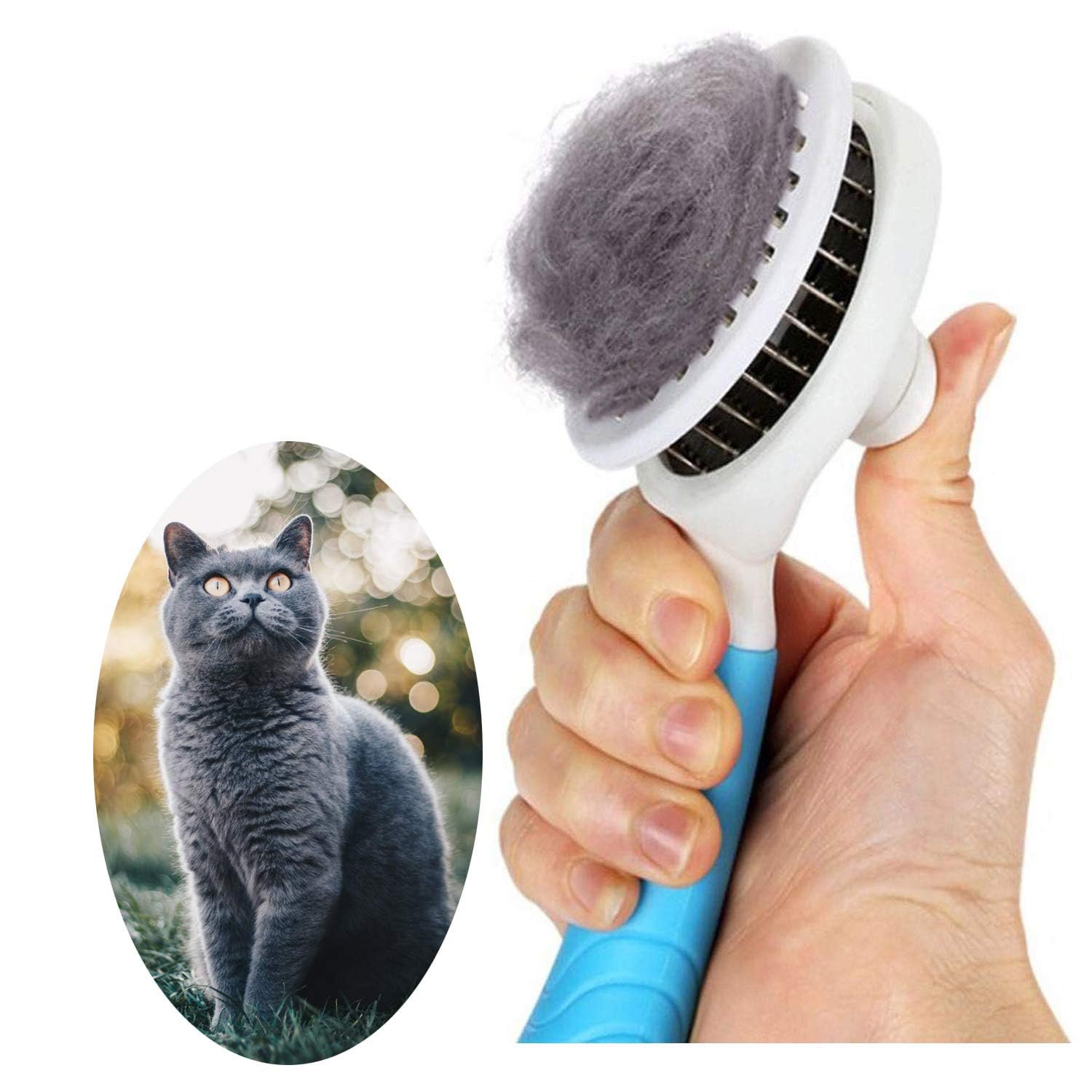 Self Cleaning Slicker Brush –...