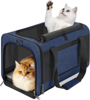 GAPZER Large Cat Carrier Soft, Coll...