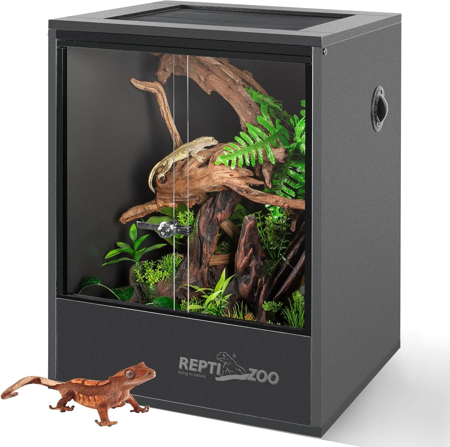REPTI ZOO 30 Gallon PVC Tall Reptil...