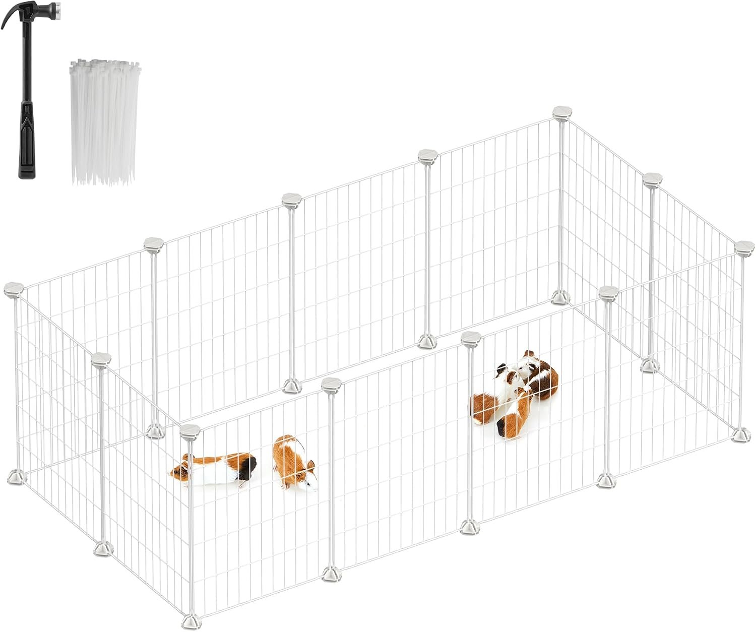 SONGMICS Pet Playpen, Small Animal ...