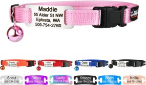 GoTags Personalized Cat Collars wit...