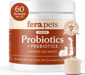 Fera Pets Organic Probiotics for Do...